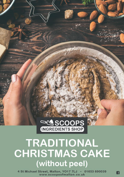 Scoops Traditional Christmas Fruit Cake Pack without Peel