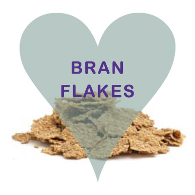 Scoops Bran Flakes cereal