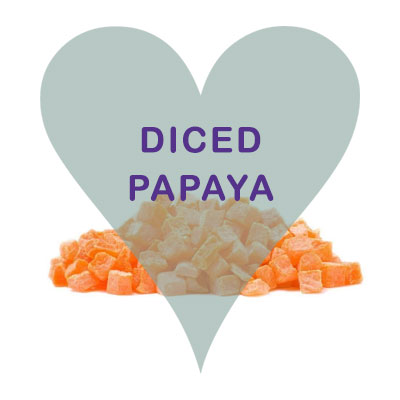 Scoops Diced Papaya