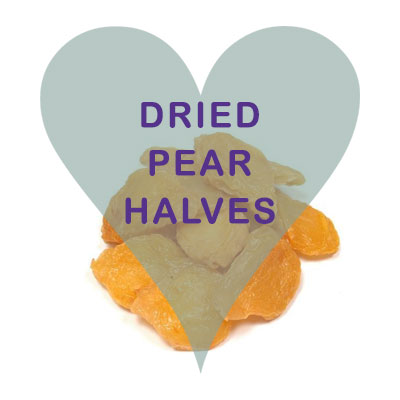 Scoops Dried Pear Halves