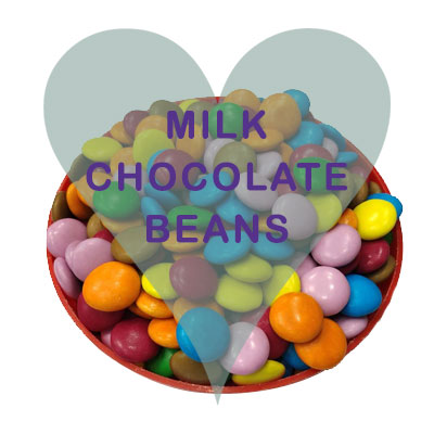 Milk Chocolate Beans pick and mix